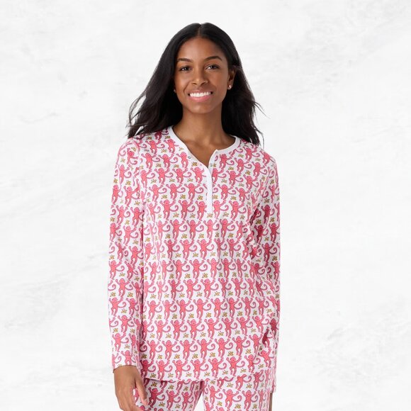 Roller Rabbit Monkey Pajama Top - Picture 1 of 7